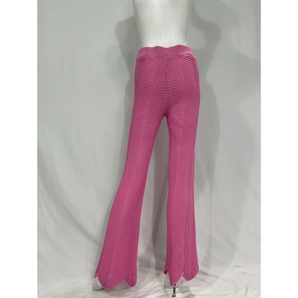 English Factory 'Wavy' Pink Knit Pants Size M - Picture 3 of 5